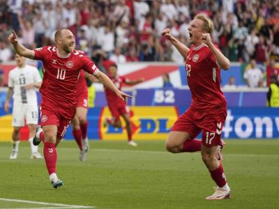 Dinamarca clasifica a la siguiente fase en la Eurocopa después de igualar sin goles