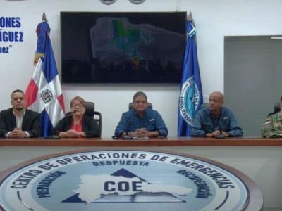 El Centro de Operaciones de Emergencias (COE) y la Oficina Nacional de Meteorología (Onamet) proporcionan detalles sobre la temporada de huracanes del año 2024.