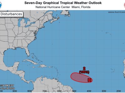 El Clima en República Dominicana: Un sistema cercano al 100 % de convertirse en ciclón tropical