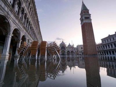 El crecimiento anual de la laguna de Venecia es de aproximadamente medio centímetro