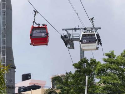 El teleférico de Santo Domingo ha interrumpido temporalmente sus servicios