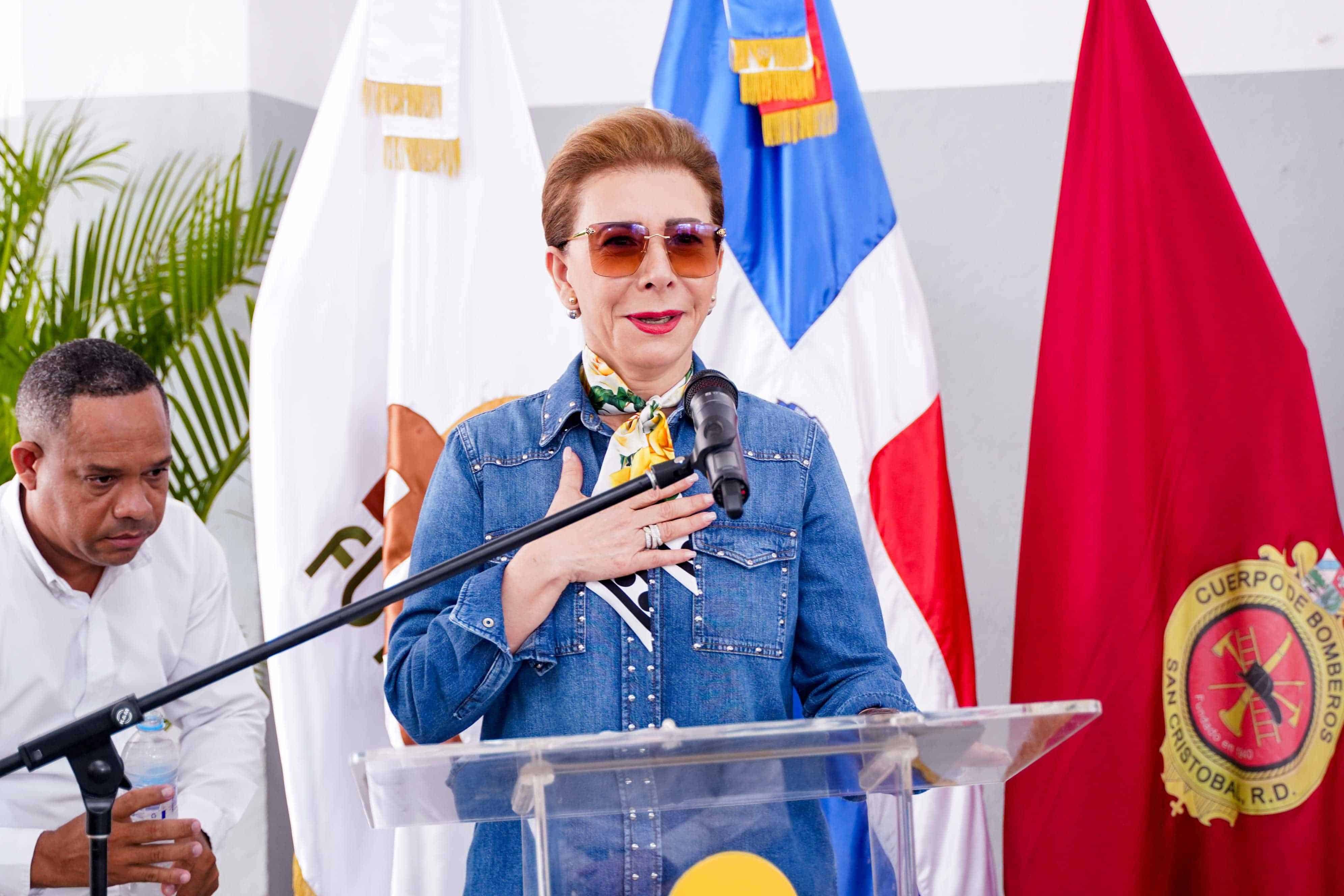 La presidenta de Sur Futuro, Melba Segura de Grullón.