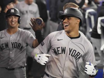 Los bateadores Juan Soto y Gleyber Torres contribuyen con cuadrangulares en la victoria abrumadora de los Yankees