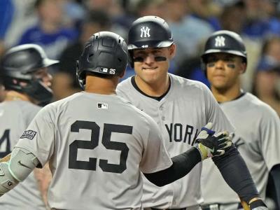 Stanton, Treviño y Torres conectan jonrones para liderar la victoria de los Yankees sobre los Reales