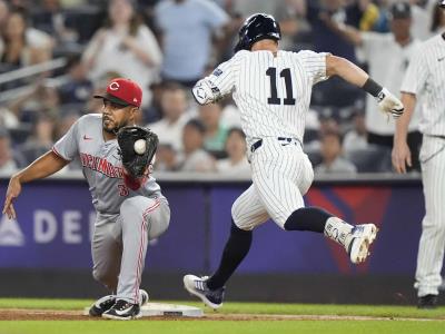 Aaron Judge ejecuta un doble play crucial mientras los Rojos derrotan a los Yankees