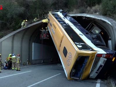 Accidente de autobús en Cataluña