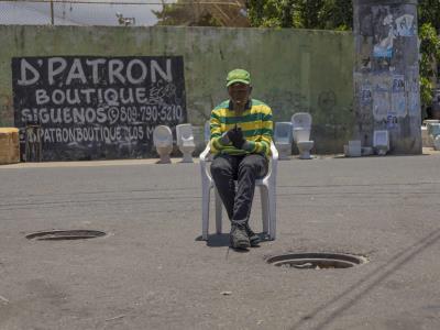 Boquete en la calle Hermanos Pinzón esquina Francisco Núñez Fabián