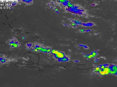 Clima en República Dominicana: Precipitaciones este miércoles debido a una vaguada