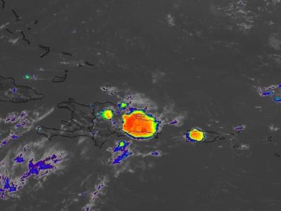 Condiciones climáticas en la República Dominicana: Lluvias se presentan este tarde en la ciudad de Santo Domingo