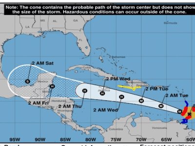 El huracán Beryl se desplaza hacia el Caribe como un fenómeno de alto riesgo