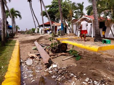 El impacto del huracán Beryl en República Dominicana y Haití fue menor de lo esperado