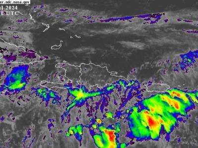 Estado del clima en República Dominicana: Se pronostican lluvias persistentes con la llegada de polvo del Sahara el sábado