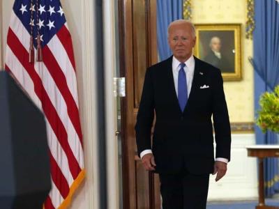 Joe Biden se niega a responder preguntas en su primera aparición pública después del debate