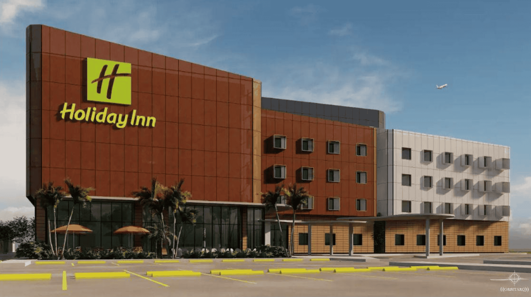 Ilustración de cómo quedará el Holiday Inn una vez culminado.