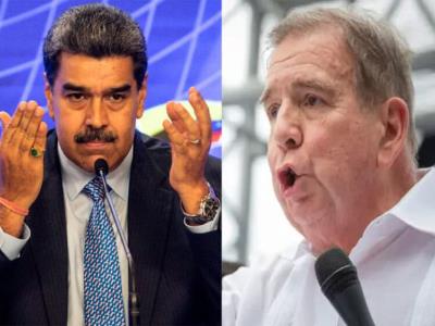 Nicolás maduro reta a Edmundo González