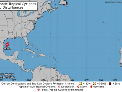 Se espera que Beryl impacte en la costa de Texas el próximo lunes, posiblemente como huracán.