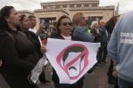 Colombianos y venezolanos protestan pidiendo a María Corina Machado en los comicios venezolanos