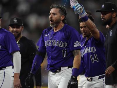Un sencillo hit de Jake Cave en la décima entrada conduce a los Rockies a la victoria