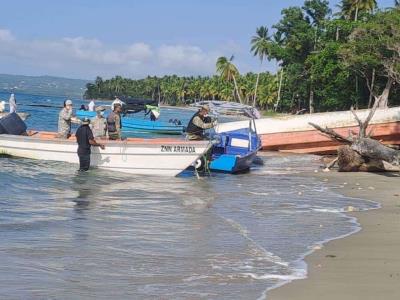 Además de osamentas embarcación hallada en Río San Juan tenía droga