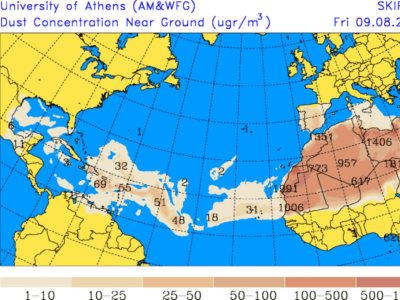 Clima en RD: Polvo del sahara y altas temperaturas fin de semana