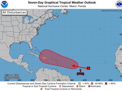 Clima en RD:70% de probabilidad de que onda tropical se intensifique