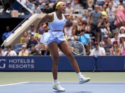 Coco Gauff supera bache y vence a Svitolina en el US Open