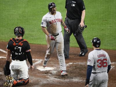 Con jonrón de Yoshida, Medias Rojas se imponen 12-10 a Orioles