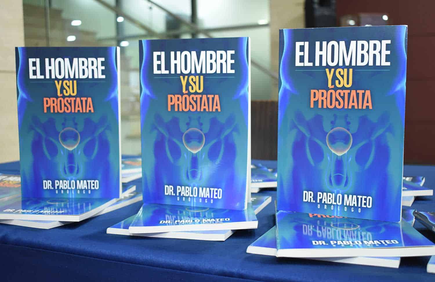 Set del libro El hombre y su Próstata, autoría del Dr. Urólogo  Pablo Mateo.