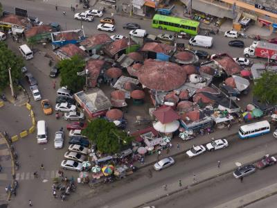 El reto de habilitar 14 carriles en el KM 9 de la autopista Duarte