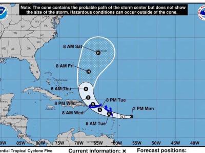 En Puerto Rico emiten aviso y advertencia por tormenta Ernesto