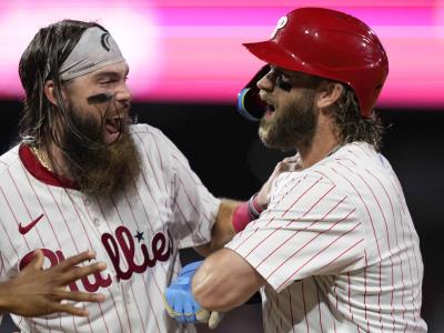Filis de Filadelfia ganan con imparable de Bryce Harper