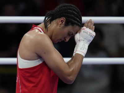 Khelif, boxeadora argelina transgenero va por el oro