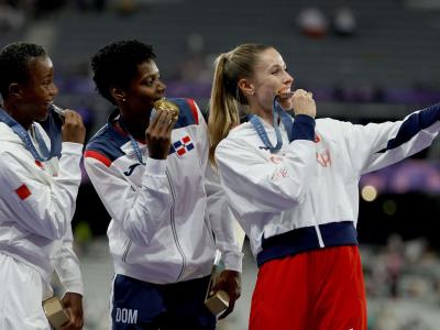 Los medallistas dominicanos de los Juegos Olímpicos llegan a RD