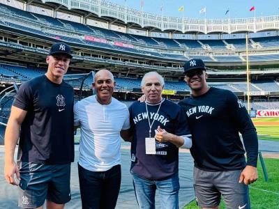 Aaron Judge y Juan Soto reciben en Yankee Stadium a Ramón Tallaj