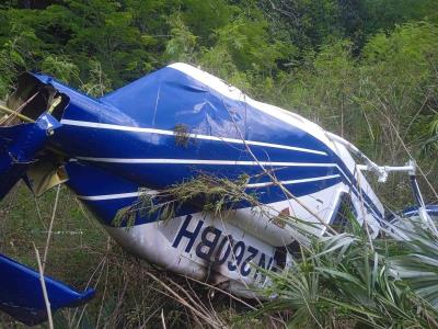 Accidente aéreo: helicóptero se estrella en zona montañosa de Monción