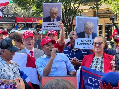 Dominicanos en Nueva York apoyan a Trump