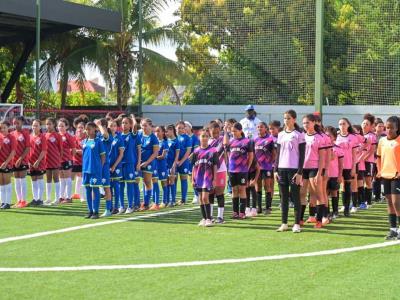 Inauguran el Mundialito de Fútbol Femenino Sub-13 en Santiago