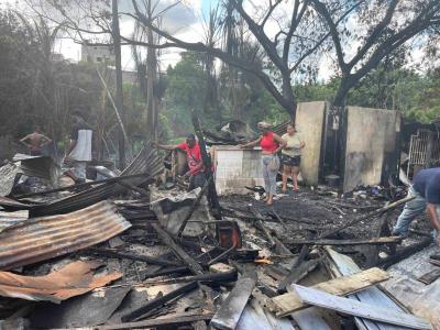 Reubicarán familias afectadas por incendio en Santiago