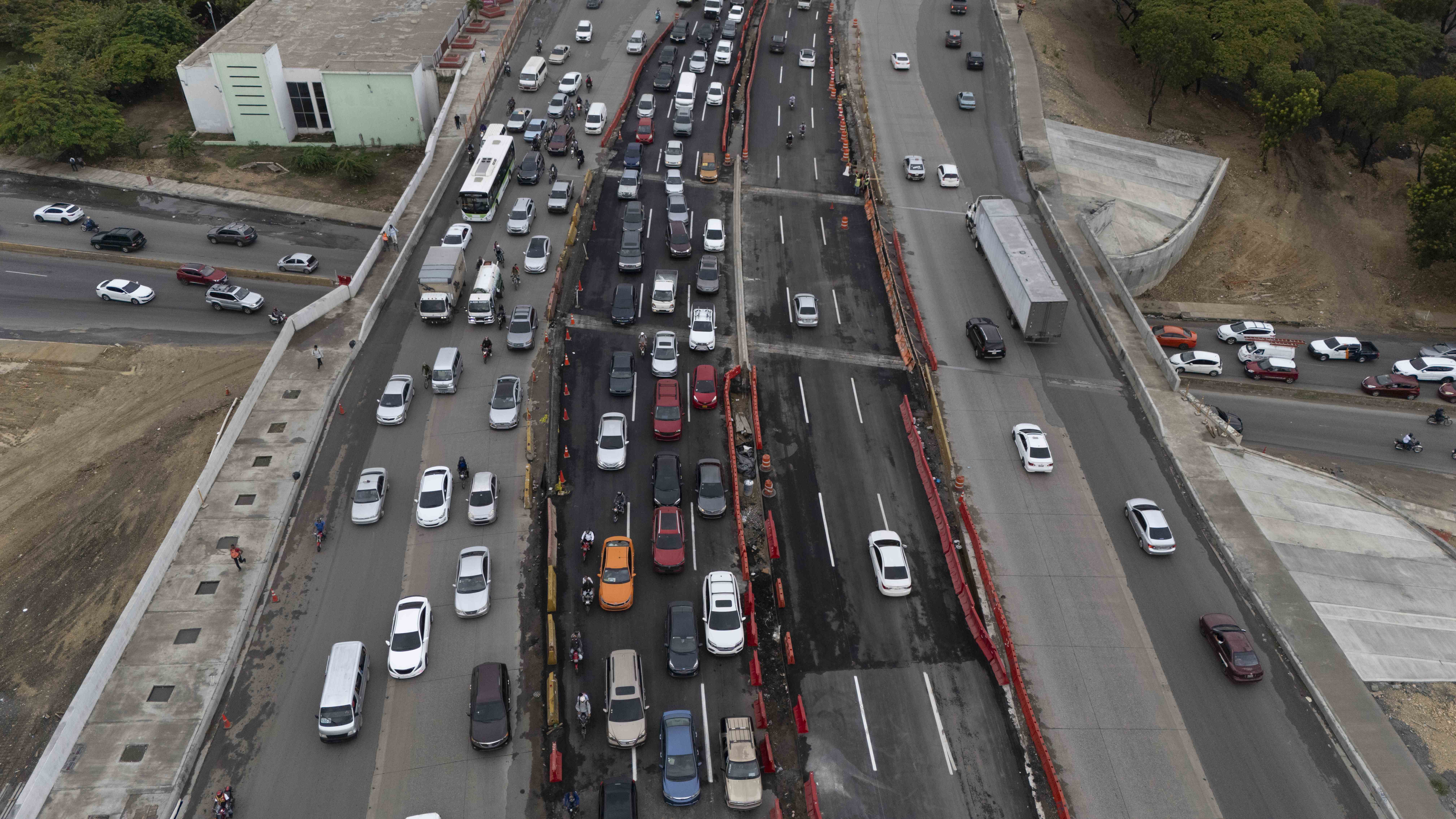 Punto de ampliación a 14 carriles. 