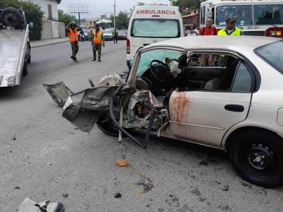 Varios heridos en un accidente de tránsito en Santiago