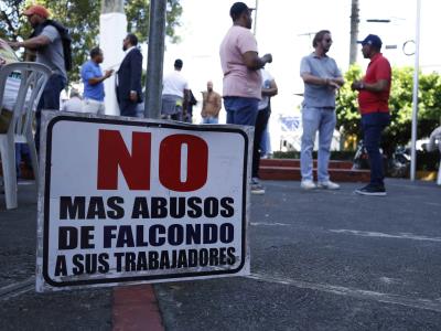 Los empleados de Falcondo no cobran