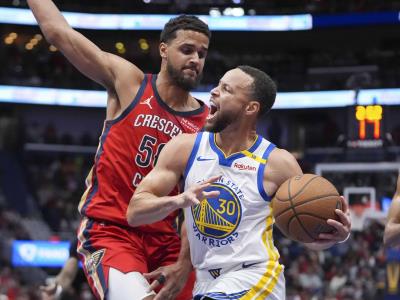 Golden State Warriors superan a Pelicans en NBA Cup