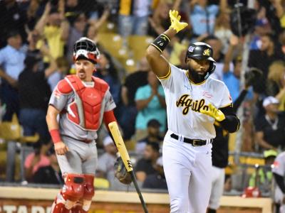 LIDOM:Aderlin Rodríguez corona rebelión con un grand slam