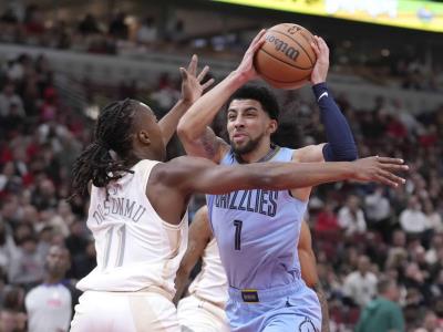 Scotty Pippen Jr. anota 30 puntos y Grizzlies ganan en Chicago