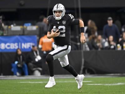 Aidan O`Connell pasó 257 yardas y Raiders cortan racha 10 derrotas