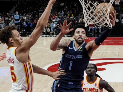 Bane y Pippen suman 45 puntos; Grizzlies superan a Hawks