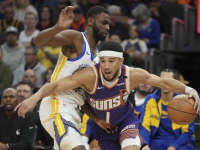 Devin Booker anota 27 y Suns vencen a Warriors