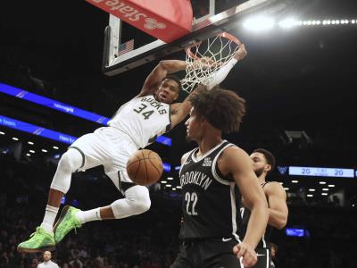 Milwaukee Bucks rompen racha de derrotas con victoria ante Nets