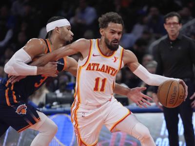 NBA: Los Hawks vencen 108-100 a los Knicks en la NBA Cup