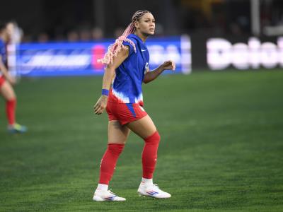 Trinity Rodman, estrella de la selección de EE.UU.